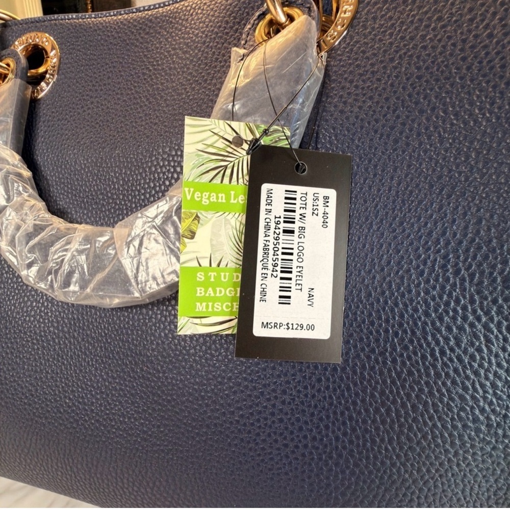 Bagley Mischka Elegant Navy Blue Handbag/Crossbody NWT. - Picture 7 of 7